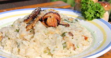 Рецепт Ризотто с белыми грибами и петрушкой