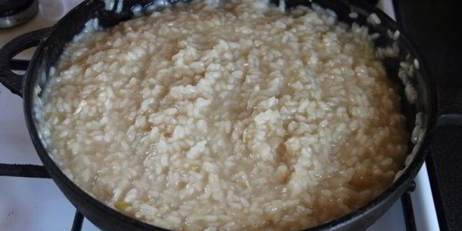 Рецепт ризотто с белыми грибами и петрушкой