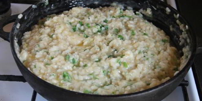 Рецепт ризотто с белыми грибами и петрушкой