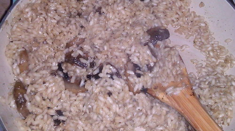 Как приготовить ризотто с белыми грибами