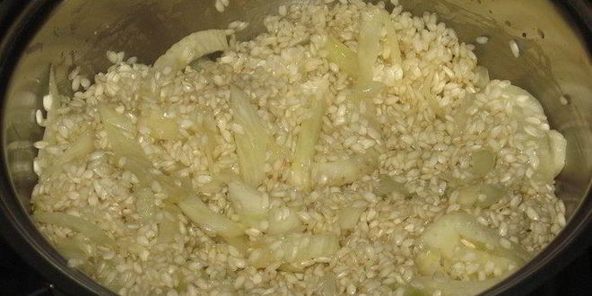 Рецепт ризотто с фенхелем в сырных корзиночках