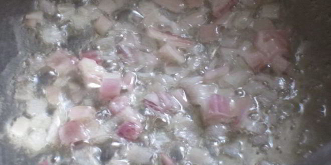 Рецепт ризотто с горгонзолой и виноградом