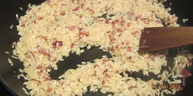 Рецепт ризотто с креветками и ароматными травами