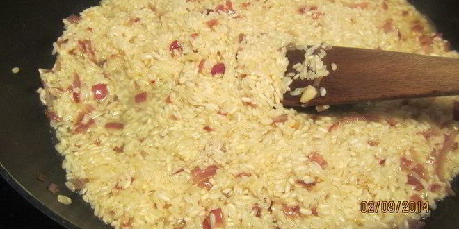 Рецепт ризотто с креветками и ароматными травами