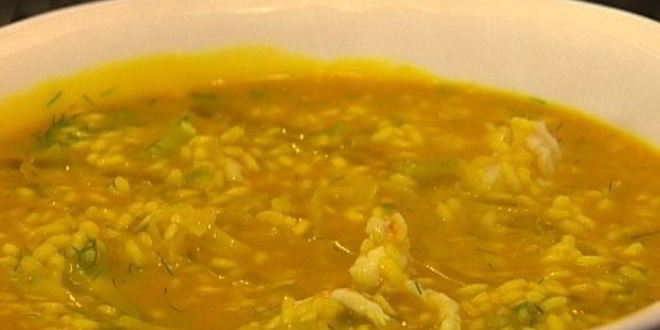 Рецепт ризотто с лангустинами