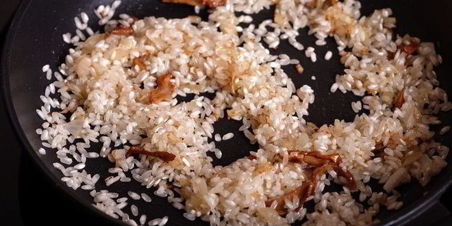 Рецепт ризотто с лисичками