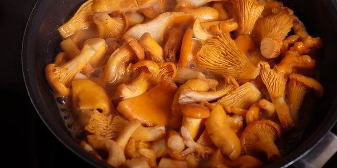 Рецепт ризотто с лисичками