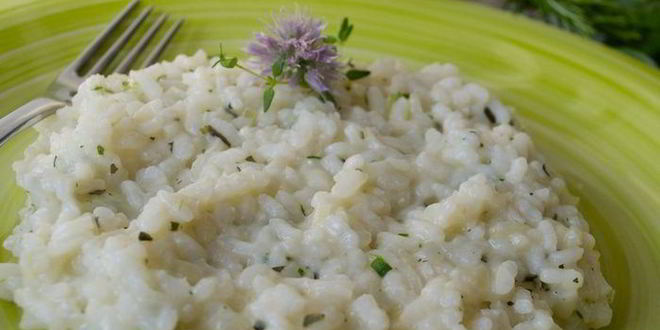 Рецепт ризотто с пряными травами