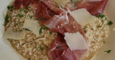 Рецепт Ризотто с сельдереем, ветчиной и пармезаном