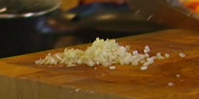 Рецепт ризотто с сельдереем, ветчиной и пармезаном