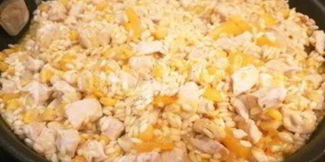 Рецепт ризотто с шафраном