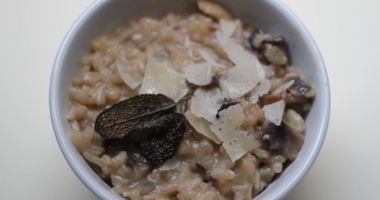 Рецепт Ризотто с шампиньонами и луком