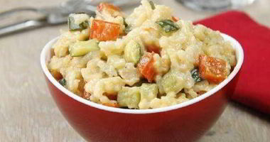 Рецепт Ризотто с цукини и красным перцем