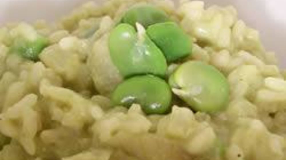 Как приготовить ризотто с зелеными бобами