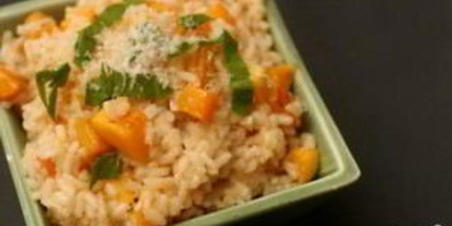 Рецепт ризотто со сквошем