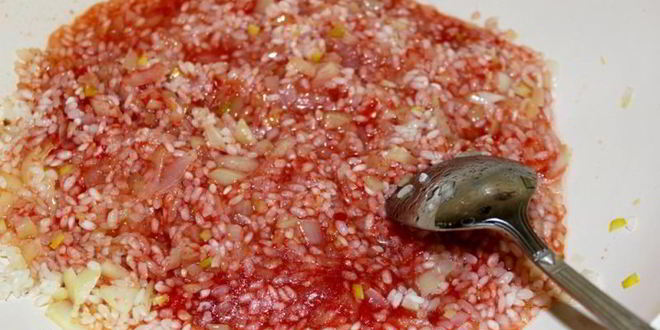 Рецепт ризотто томатного