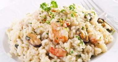 Рецепт Ризотто в креветками и мидиями