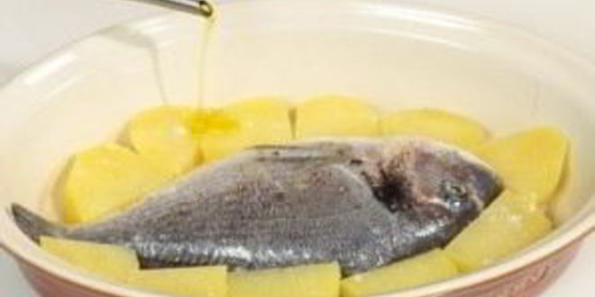 Рецепт дорады с картофелем