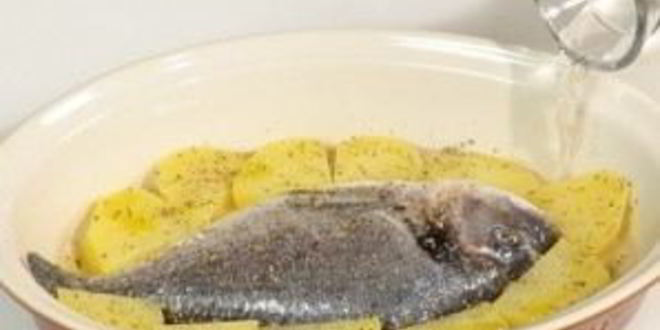 Рецепт дорады с картофелем