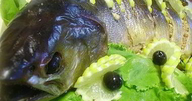 Рецепт Фаршированной кеты в духовке с гарниром