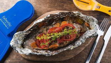 Рецепт Форели под сливочно-овощным соусом