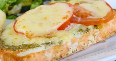 Рецепт Горбуши с томатами и сыром