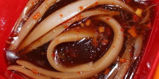 Рецепт кальмаров с чоризо и картофелем на гриле