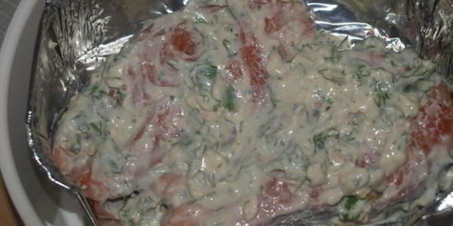 Рецепт лосося с рисом и овощами в мультиварке