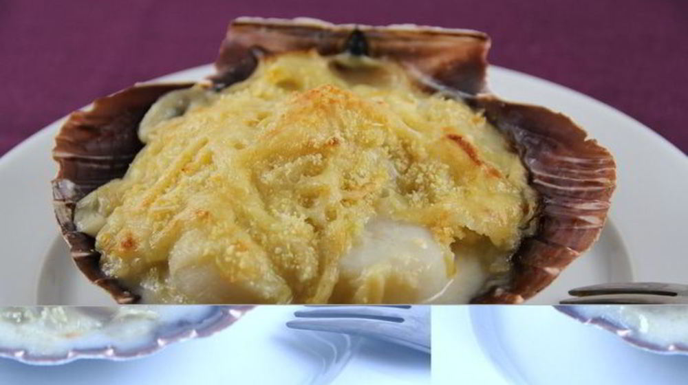 Как приготовить морских гребешков, запеченных под соусом бешамель и румяной корочкой