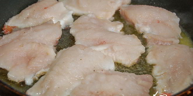 Рецепт окуня в сливочном соусе с шампиньонами