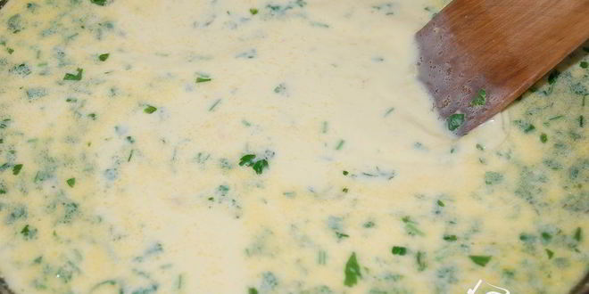 Рецепт окуня в сливочном соусе с шампиньонами