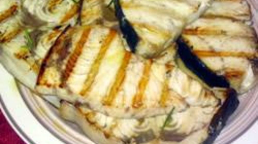 Как приготовить рыбу-меча на гриле с розмарином