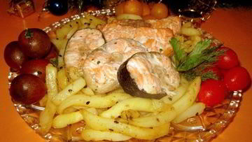 Рецепт Рыбы на гриле в микроволновке