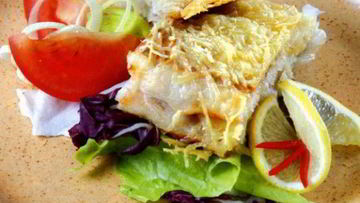 Рецепт Рыбы в орехово-сырной корочке