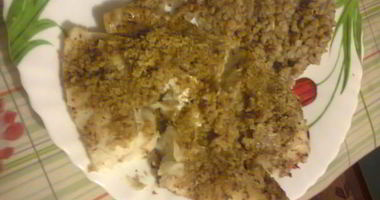 Рецепт Рыбки запеченной в ореховой панировке