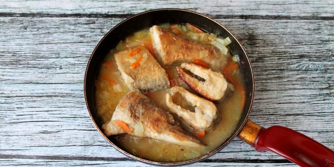 Рецепт щуки тушеной
