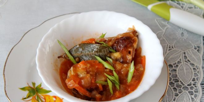 Рецепт щуки тушеной