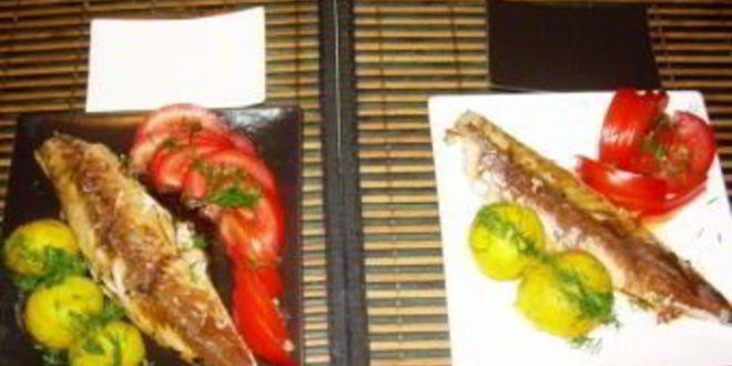 Рецепт скумбрии, запеченной в пакете