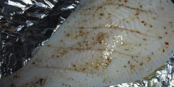 Рецепт запеченной камбалы