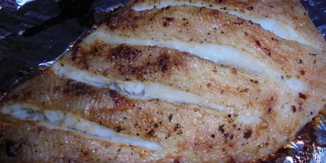 Рецепт запеченной камбалы