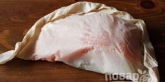 Рецепт запеченной семги с цуккини и луком