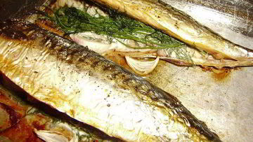 Рецепт Запеченной скумбрии с укропом