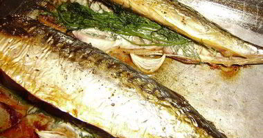 Рецепт Запеченной скумбрии с укропом