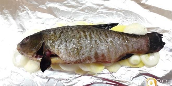 Рецепт запеченного линя