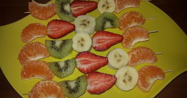 Рецепт Фруктовых шашлычков