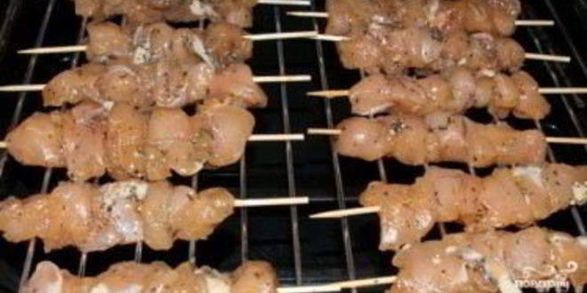 Рецепт маринада для шашлыка из куриных грудок