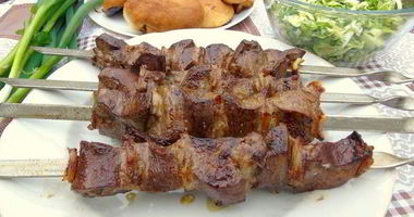 Рецепт Нежного шашлыка из печени