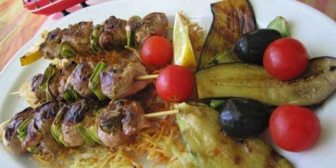 Рецепт шашлычков из свинины фаршированные