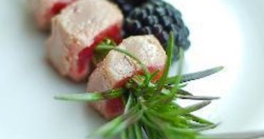 Рецепт Шашлычков из тунца с розмарином