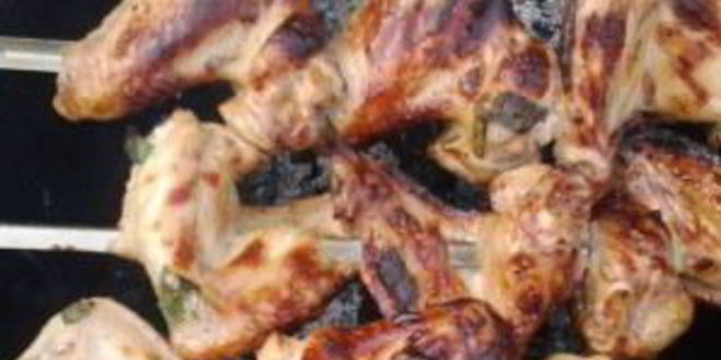 Рецепт шашлыка из крылышек